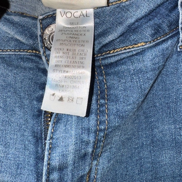 Vocal Distressed Pearl Embellished Skinny Jeans - Picture 4 of 8